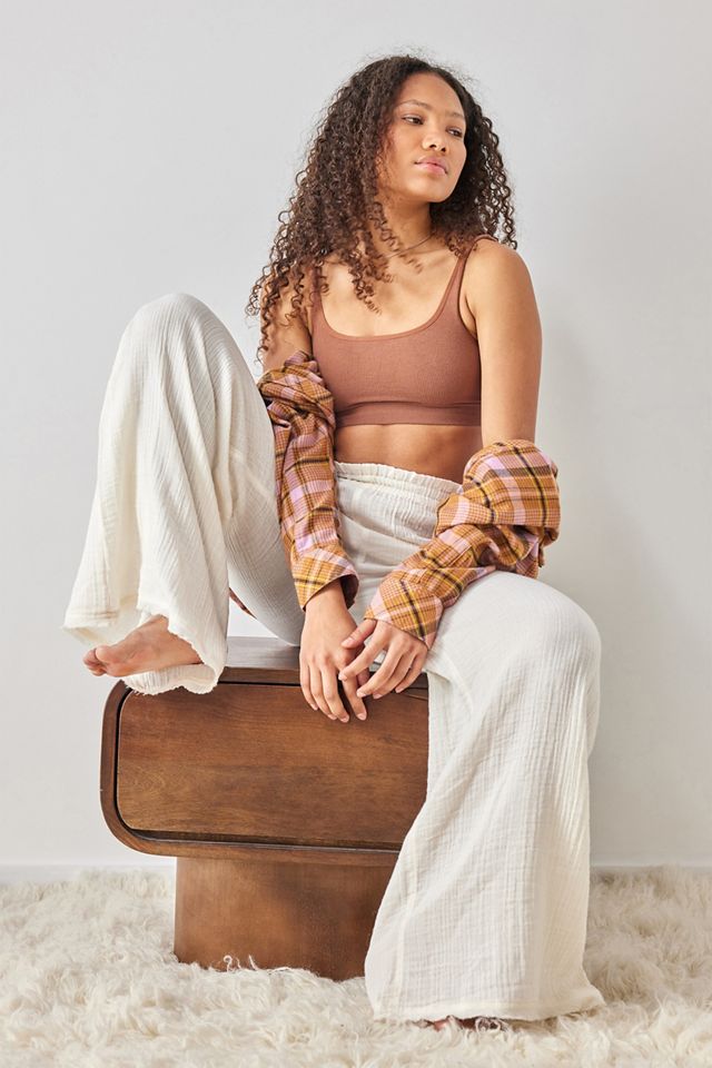 Out From Under Cotton Gauze Lounge Pants Urban Outfitters UK