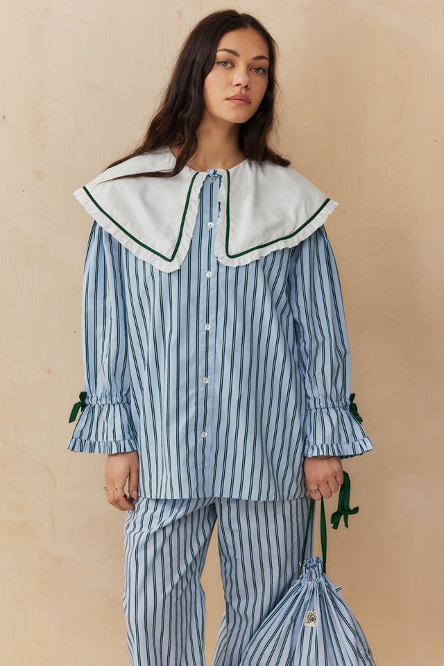 Damson Madder Barbara Stripe Pyjama Set #2