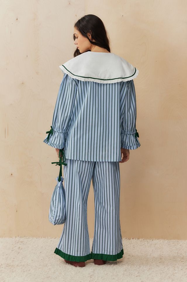 Damson Madder Barbara Stripe Pyjama Set #3