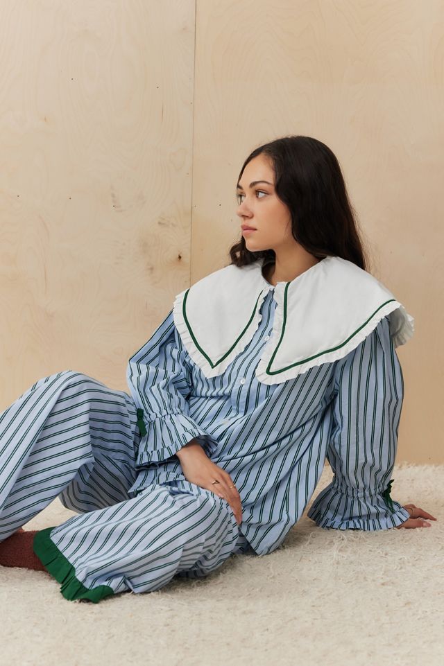 Damson Madder Barbara Stripe Pyjama Set #4