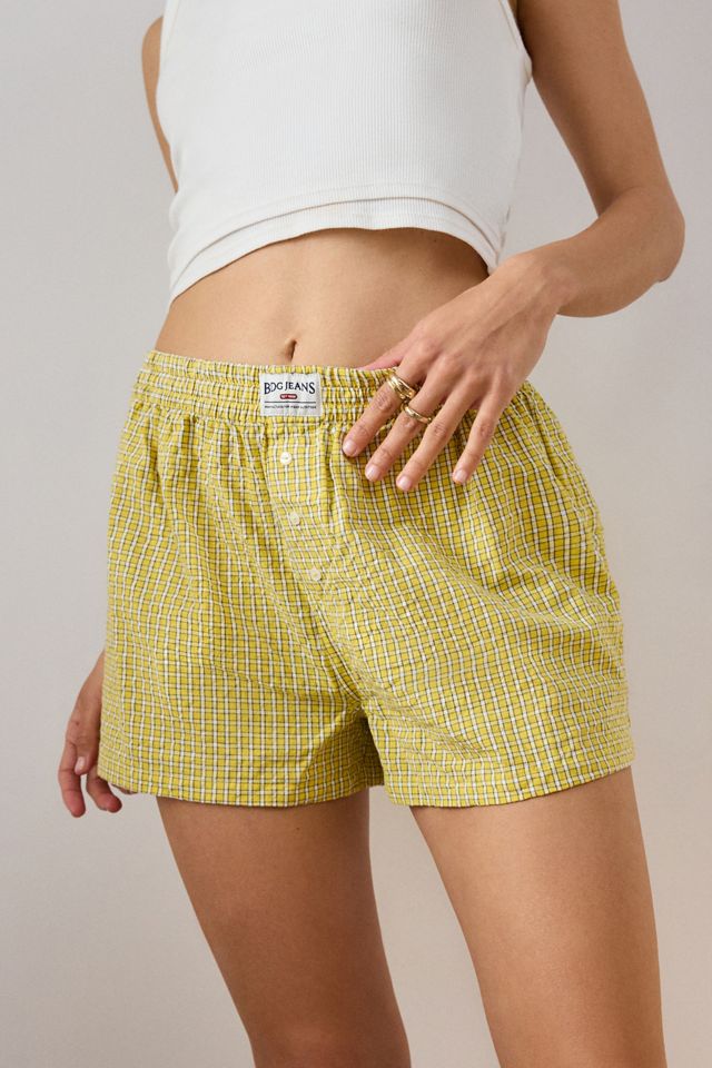 BDG Yellow Boxer Shorts #1