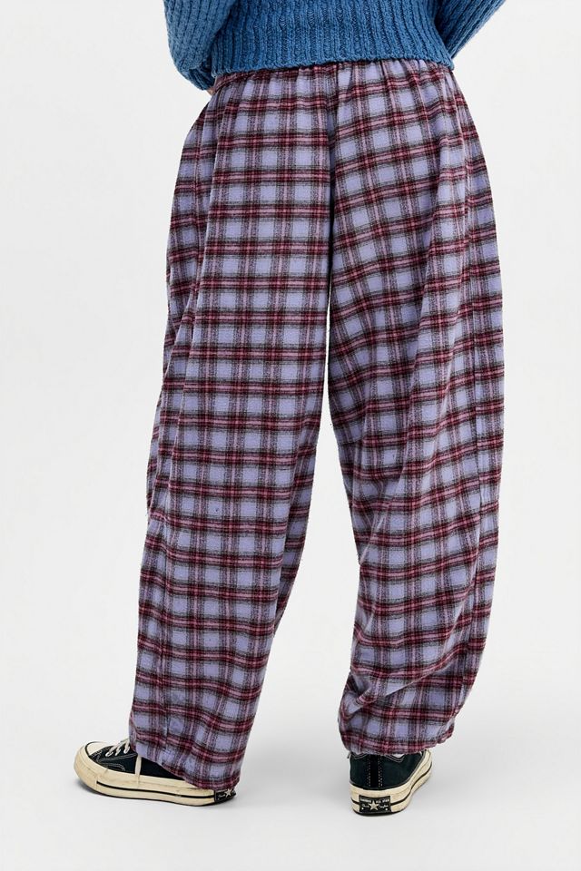 Pantalon Barrel à carreaux brossé BDG #1