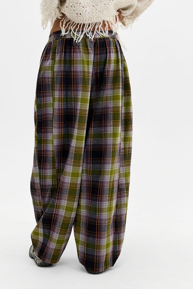 Pantalon Barrel à Carreaux Brossé BDG #2