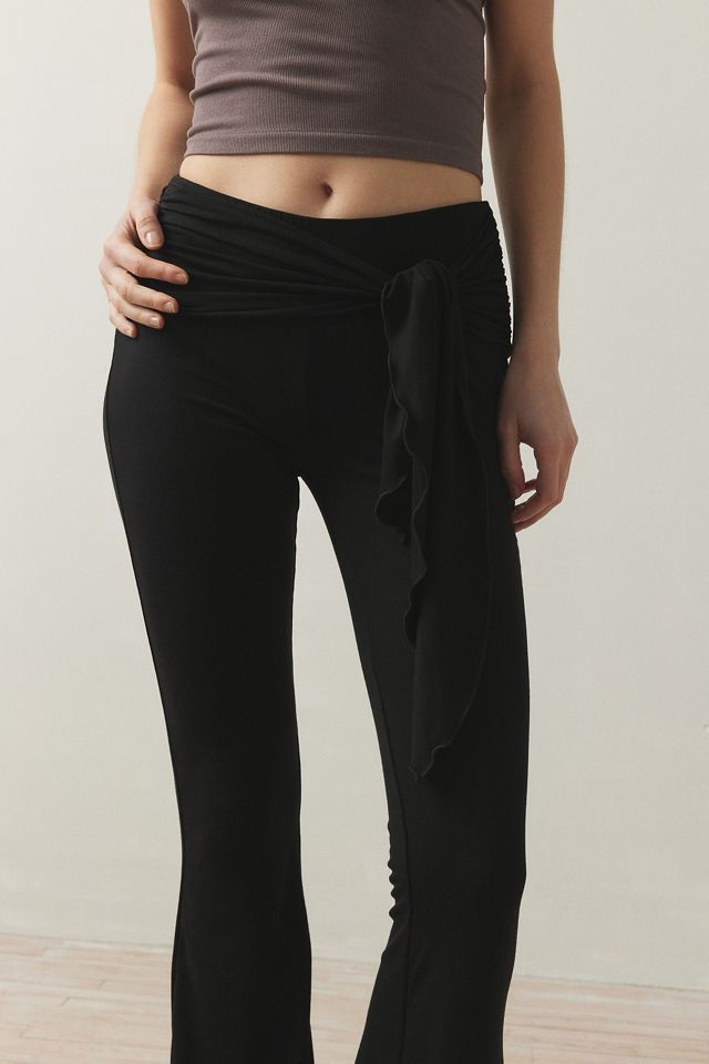 Out From Under Jade Tied Up Flare Pants #1