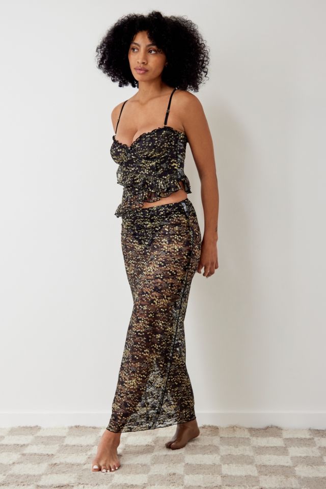 Wild Lovers Gianna Maxi Skirt | Urban Outfitters UK
