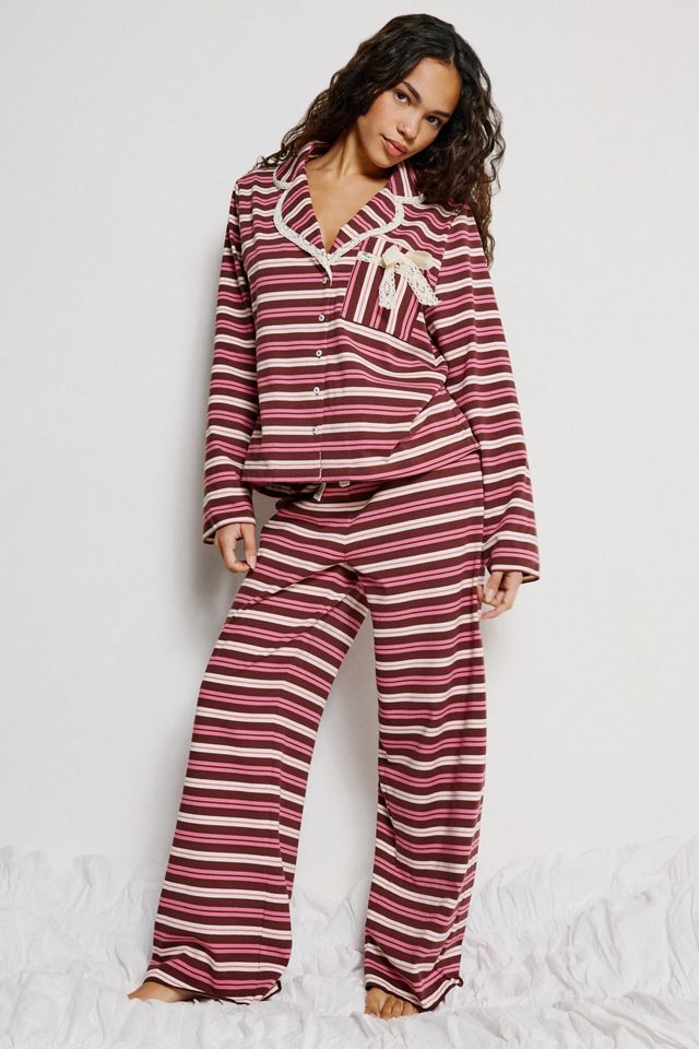 Pantaloni pigiama a righe Elizabeth Wild Lovers #1