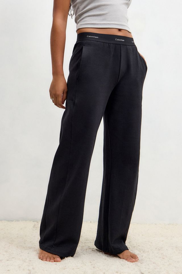 Pantalon Noir Évasé Calvin Klein