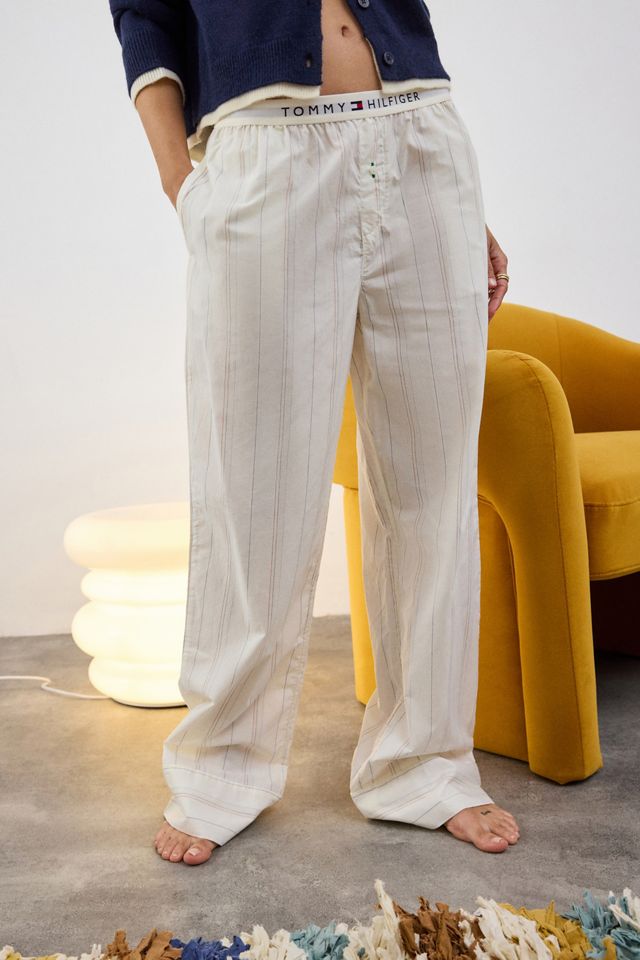 Pantalones de Popelina a Rayas Tommy Hilfiger #1