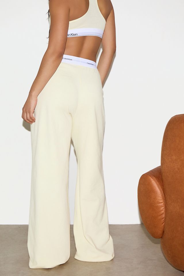 Pantalones de Algodón Jersey con Logo Calvin Klein #3
