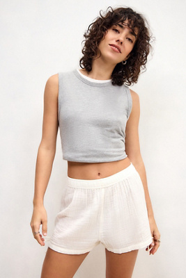 Short en gaze de coton à nouer sur le côté en taille: XS - Out From Under - Modalova