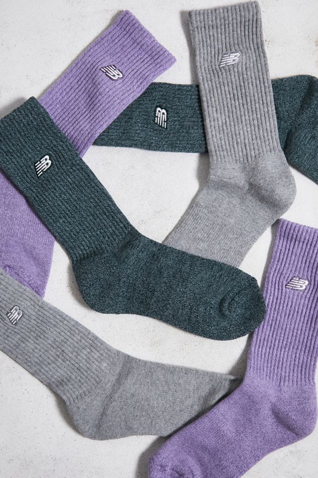 New Balance Melange Crew Socks 3-Pack #1