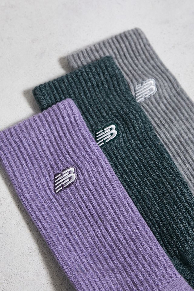New Balance Melange Crew Socks 3-Pack #3