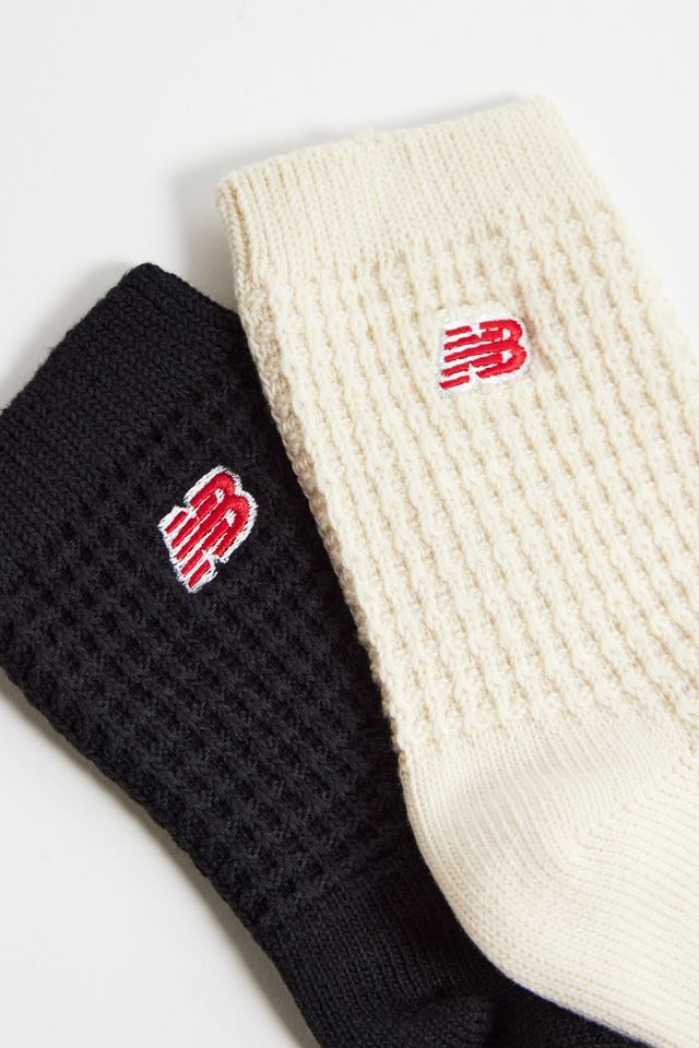 Paquete de 2 Calcetines de Tobillo de Punto Waffle New Balance #2