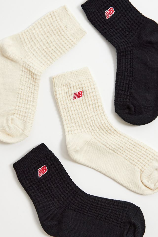 Paquete de 2 Calcetines de Tobillo de Punto Waffle New Balance #3