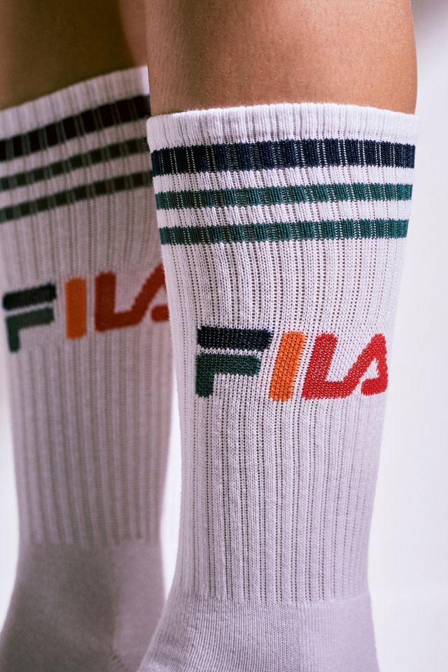 FILA - Lot de 2 paires de chaussettes à logo multicolore #2