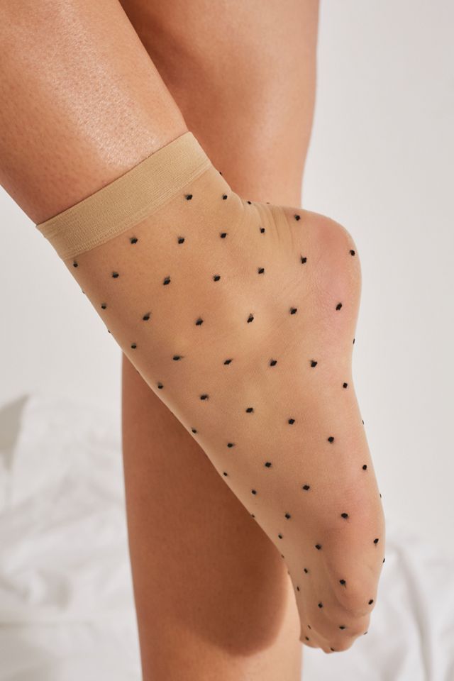 UO - Chaussettes courtes légères à pois #2