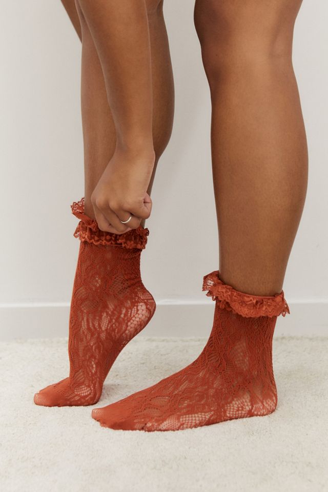 Calcetines de tobillo UO Jolene Frilly