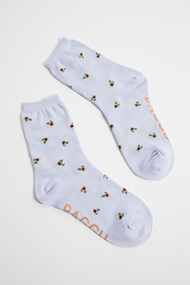 BAGGU Blue Rosette Socks #1