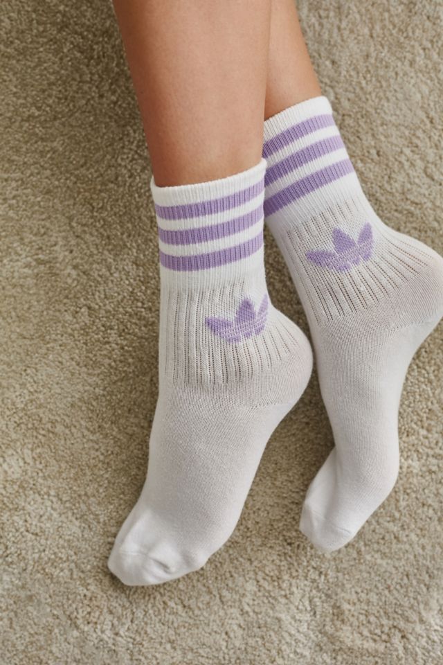 Mid cut crew store socks