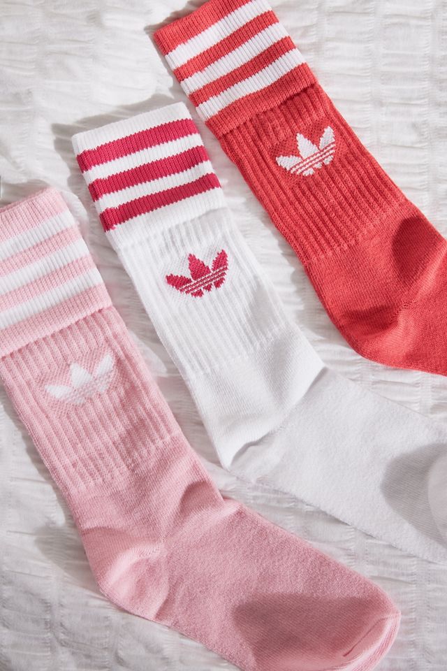 adidas Originals Pink Crew Socks 3-Pack #1