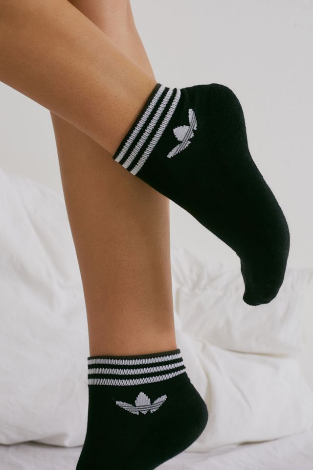 adidias Originals Nero Trefoil Logo Caviglia Calze #1