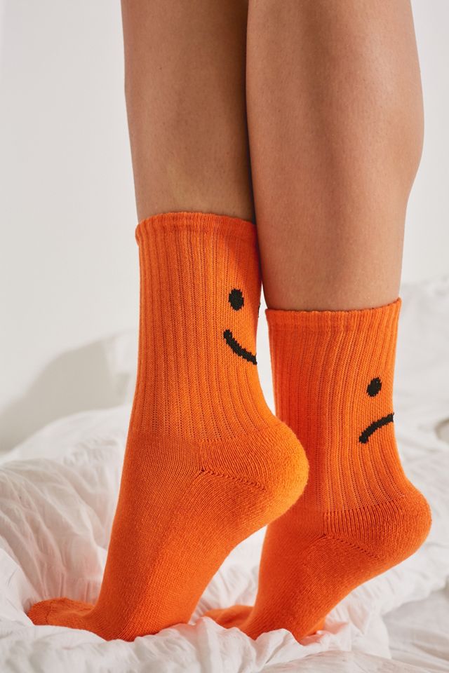 Lazy Oaf Happy Sad Socks | Urban Outfitters UK