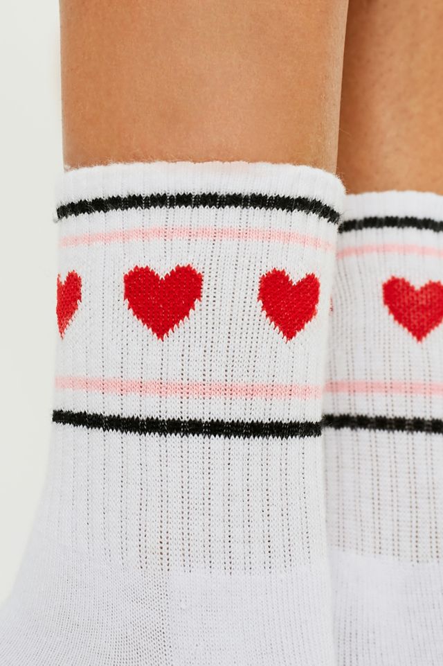 Heart Motif Socks #2