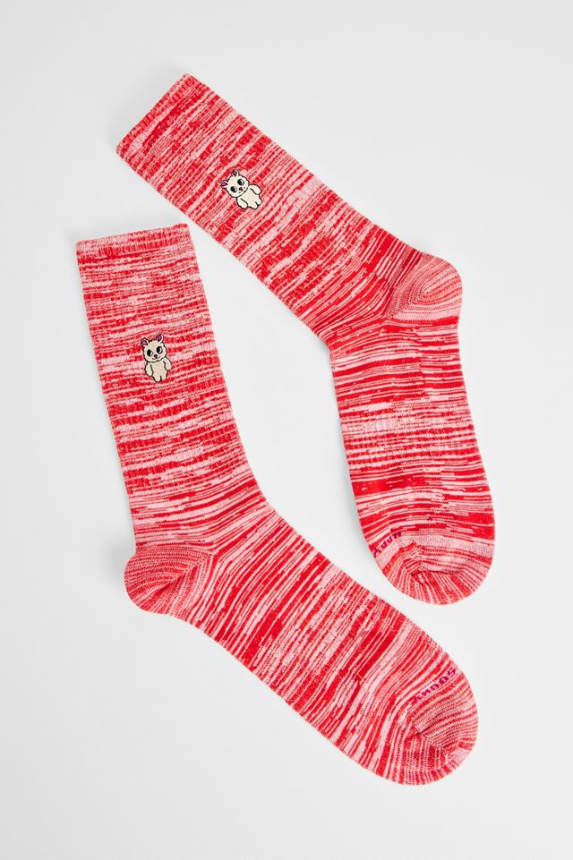 Calcetines Jaspeados Rojos Happy Socks #1