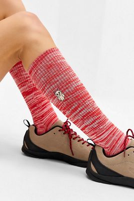 Chaussettes chinées rouges Happy Socks