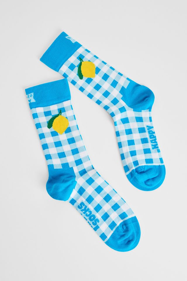 Calcetines de Cuadros con Limón Happy Socks #1