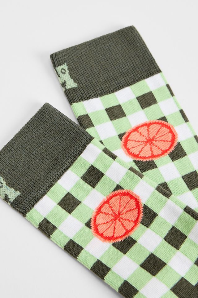 Calcetines de Cuadros Vichy Naranja Happy Socks #2