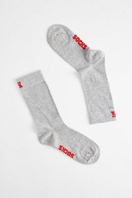Happy Socks Solid Blue Socks
