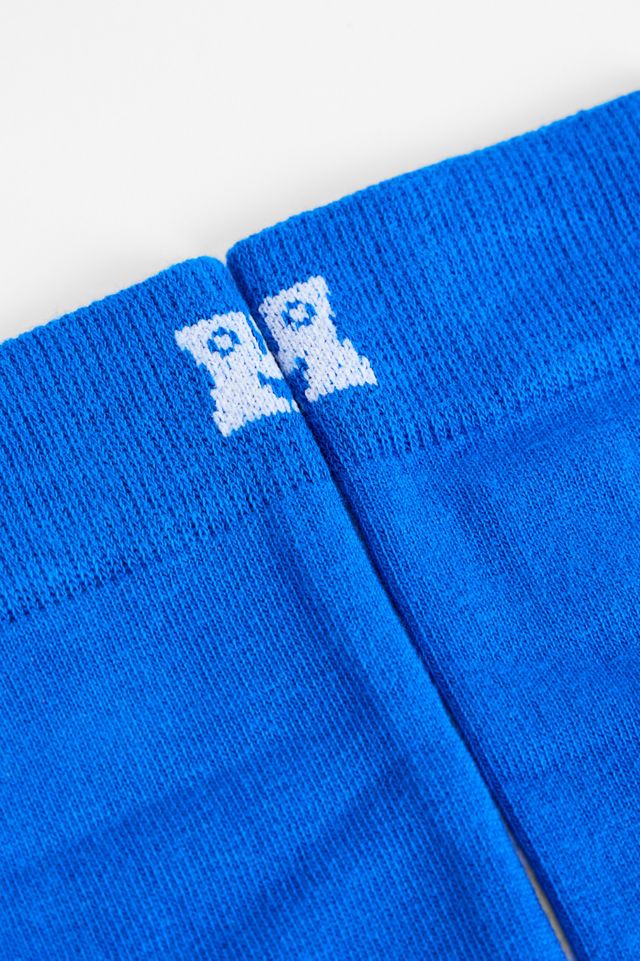 Happy Socks Solid Blue Socks #1