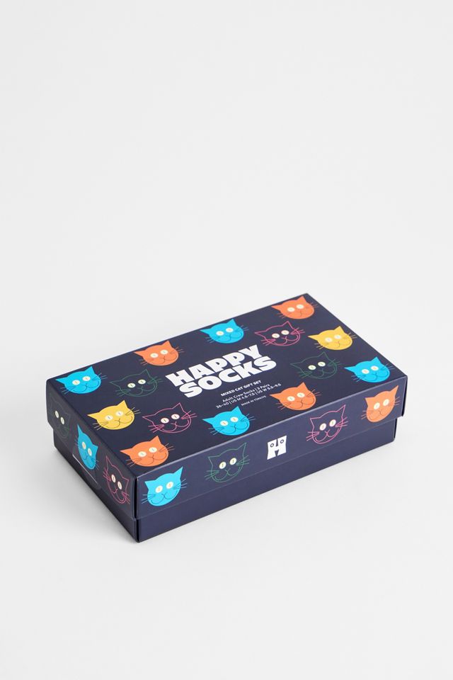 Happy Socks Katzensocken 3er-Pack #2