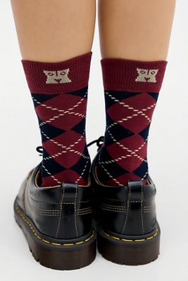 Happy Socks Argyle Crew Socks