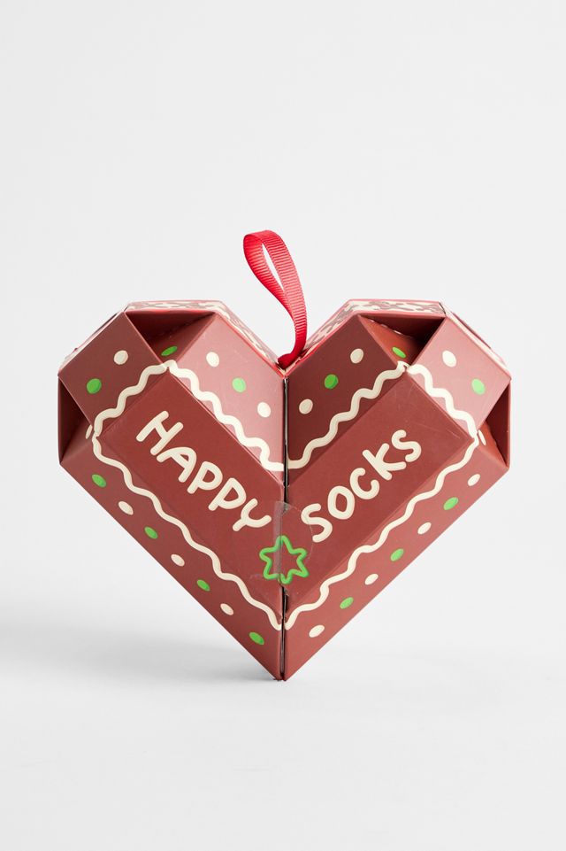 Confezione da 2 Calzini Gingerbread Heart Happy Socks #1