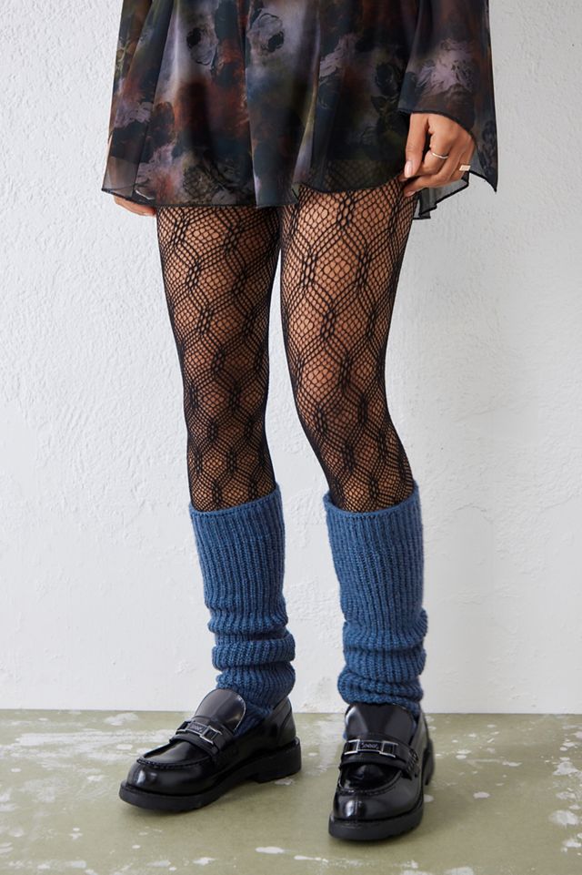 Out From Under Blue Slouch Leg Warmers Urban Outfitters UK
