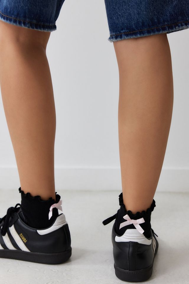 Out From Under Cropped Bow Socks  #1