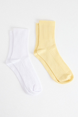 Clean Ribbed 2-Pack Socks en taille: TAILLE UNIQUE - Out From Under - Modalova