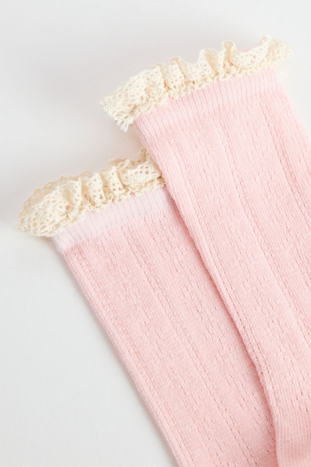 UO Pointelle Rüschen Socken #1