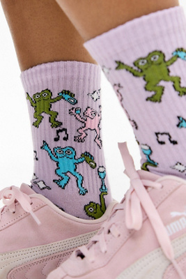 Crazy Dancing Frog Socks en taille: TAILLE UNIQUE - Out From Under - Modalova