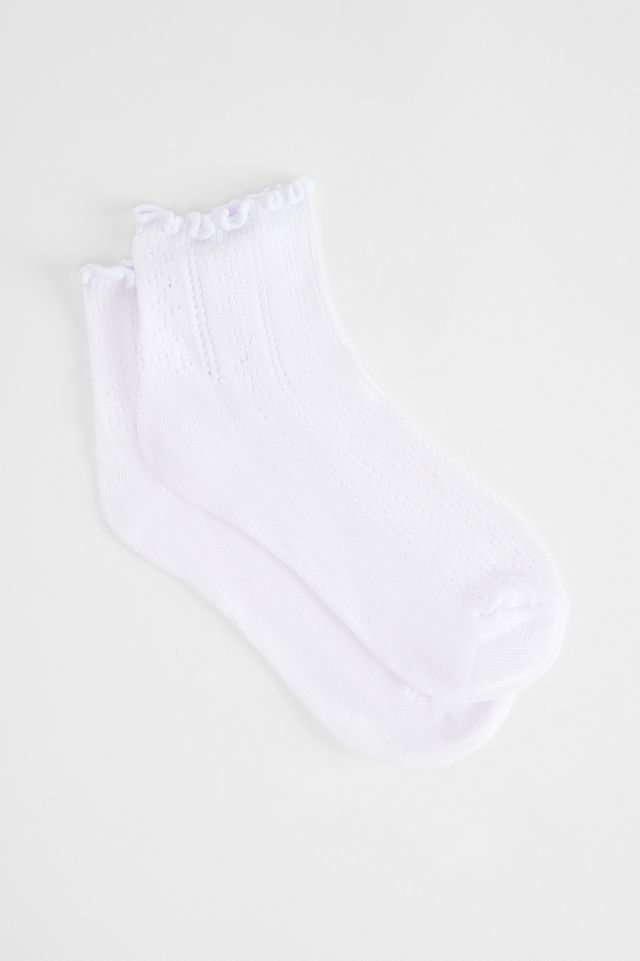 Out From Under Chaussettes en pointelle de viscose brillante #1