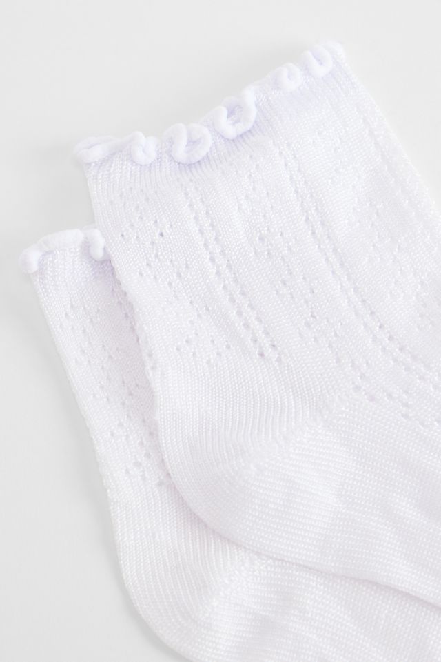 Out From Under Chaussettes en pointelle de viscose brillante #2