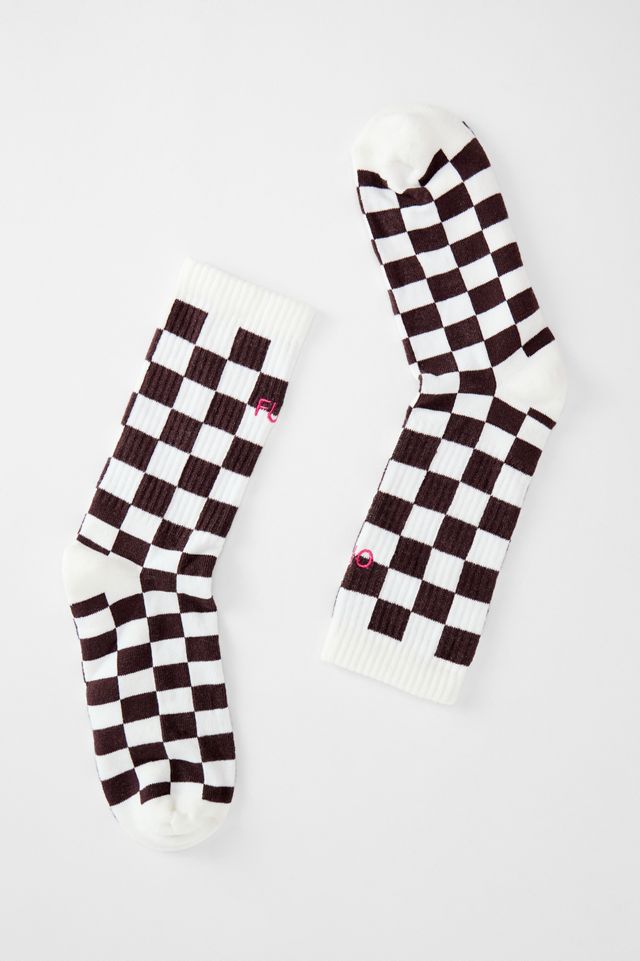 Out From Under Calzini Checkerboard F*ck Off #2