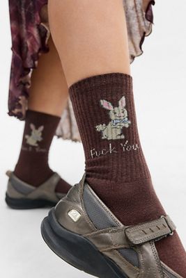 Calcetines UO F*ck You Bunny