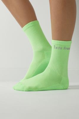 iets frans... Neon Reflective Logo Crew Socks | Urban Outfitters UK