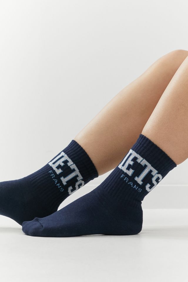 iets frans... - Chaussettes courtes d'université bleu marine #1