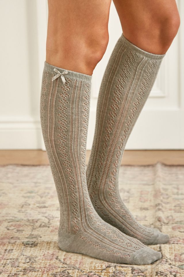 UO Pointelle Knee High Socks #1