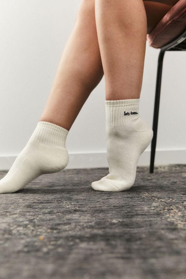 iets frans... Calcetines blancos recortados #1