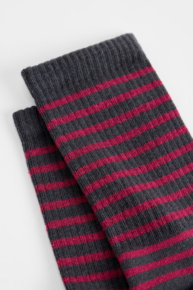Out From Under Stripe Rib Socks #2